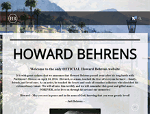 Tablet Screenshot of howardbehrens.com